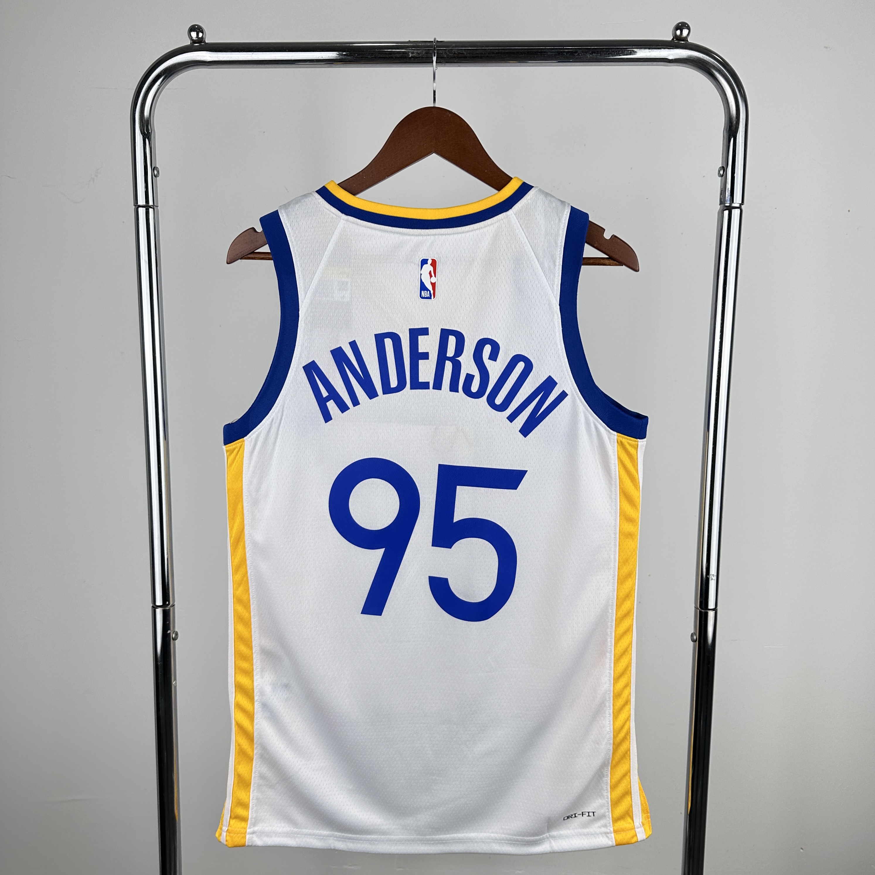 Men Golden State Warriors #95 Anderson White Nike 2024 NBA Jersey->more jerseys->NBA Jersey